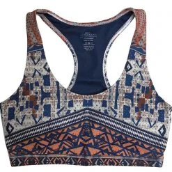 LA Style Rush Women's Festival Aztec Sports Bra Top