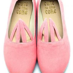 Cute To The Core Shoes Hopper Bunny Flats In Pink