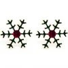 LA Style Rush The Great Fantastic Christmas Snowflakes Post Stud Earring 2 LA Style Rush The Great Fantastic Christmas Snowflakes Post Stud Earring