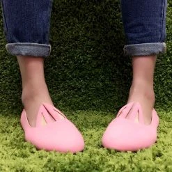 Cute To The Core Shoes Hopper Bunny Flats In Pink 9 Cute To The Core Shoes Hopper Bunny Flats In Pink