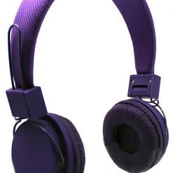 LAXMAX Mesh Stereo Headphones In Purple Accessories