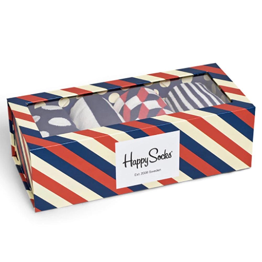 Happy Socks The Great Fantastic Stripe Gift Set Of 4 4 Happy Socks The Great Fantastic Stripe Gift Set Of 4