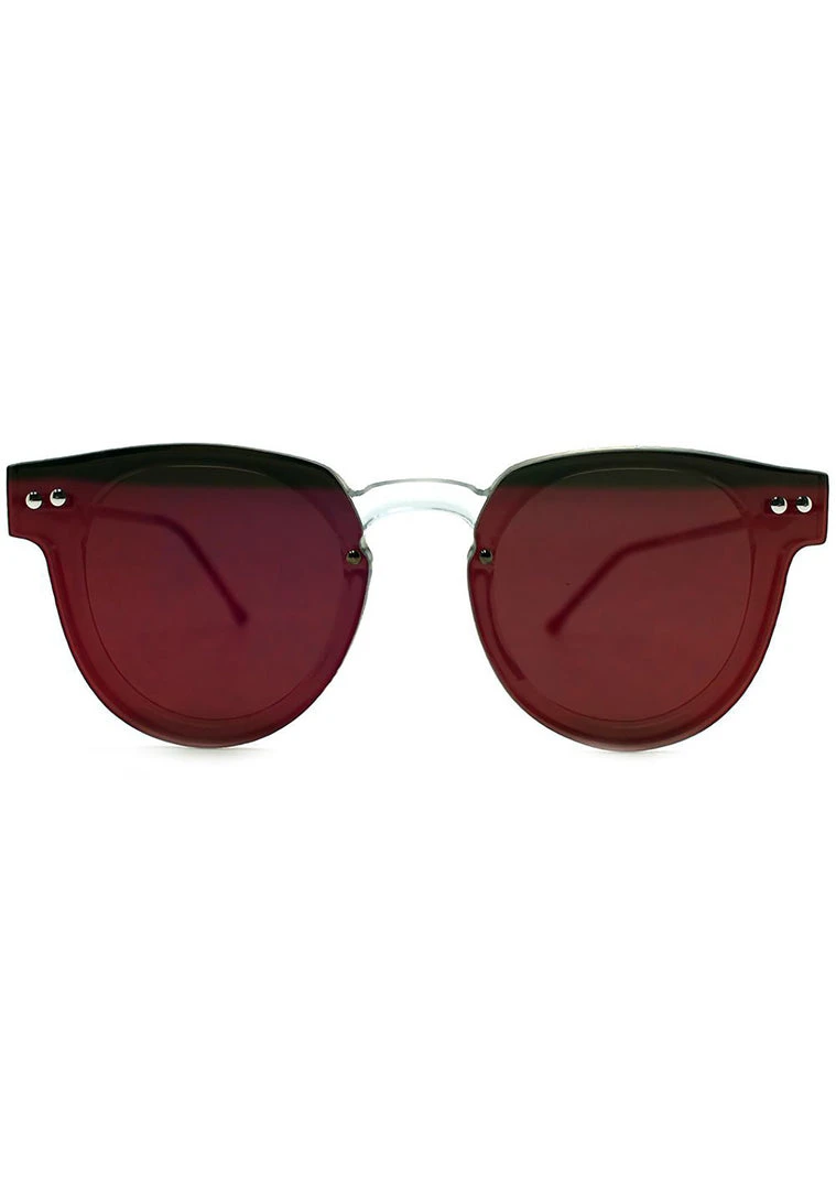 Accessories Spitfire Sharper Edge 2 Sunglasses In Clear/Red 3 Accessories Spitfire Sharper Edge 2 Sunglasses In Clear/Red