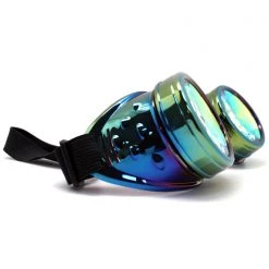 LASR Wild Heart Celelstial Kaleidoscope Goggles In Iridescent Rainbow 7 LASR Wild Heart Celelstial Kaleidoscope Goggles In Iridescent Rainbow
