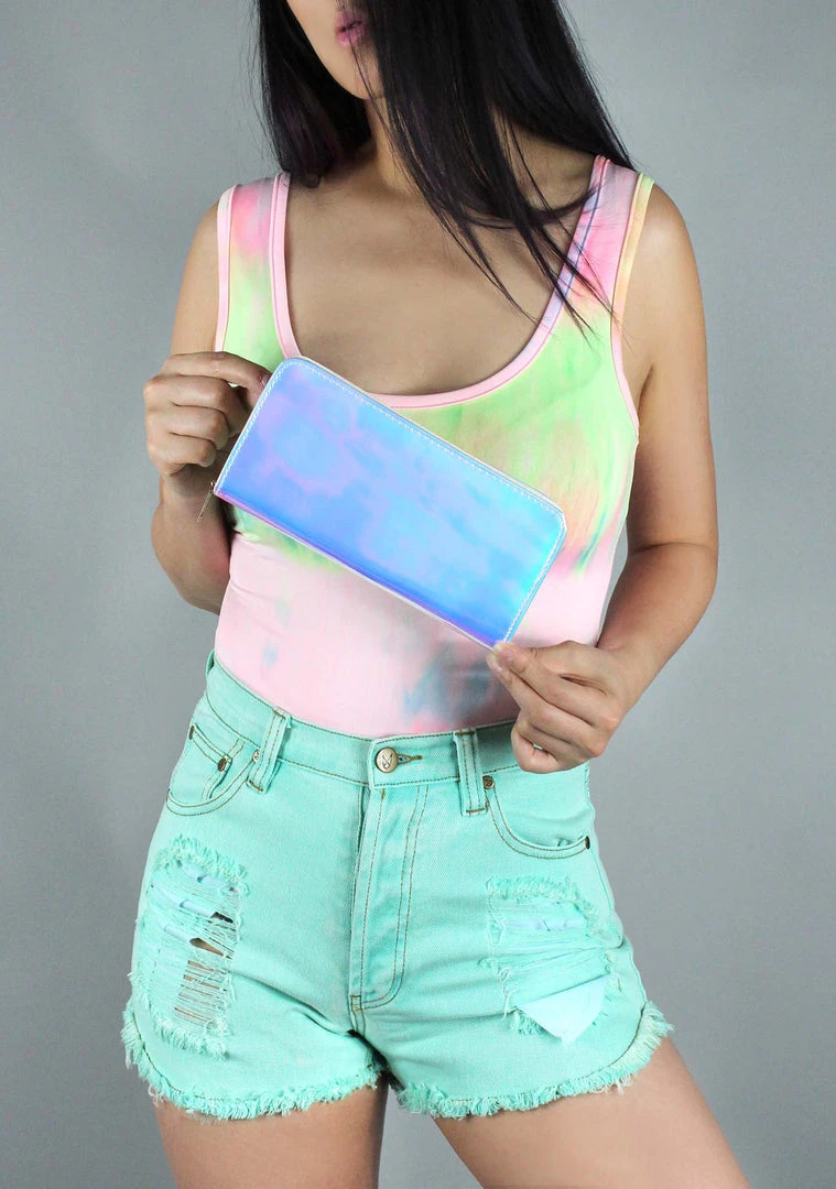 LASR Kandi Opal Zip Wallet In Atlantis Bags 3 LASR Kandi Opal Zip Wallet In Atlantis Bags