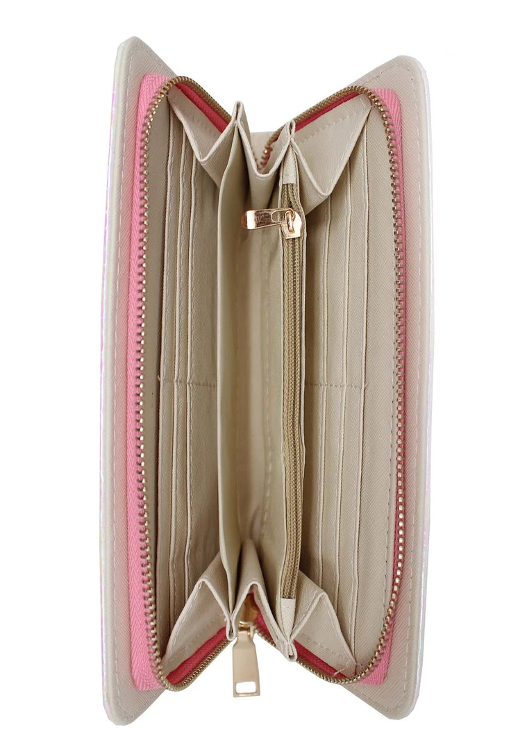 LASR Kandi Opal Zip Wallet In Atlantis Bags 6 LASR Kandi Opal Zip Wallet In Atlantis Bags