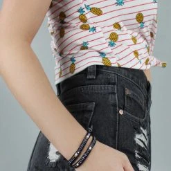 LA Style Rush Accessories X Katie Soleil Beatrix Double Wrap Beaded Bracelet