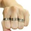 Accessories 8 Other Reasons Easy E Rings In Silver (Sets Of 10)
