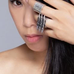 The Raven 8 Other Reasons Survivor Spike Rings (Sets Of 2)