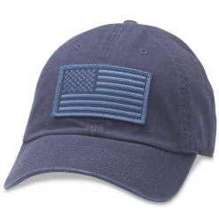 American Needle USA Conrad Tonal Raglan Hat In Navy