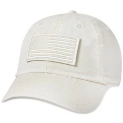 American Needle USA Conrad Tonal Raglan Hat In Off White Accessories