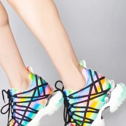 Anthony Wang Bonus Round Platform Sneakers