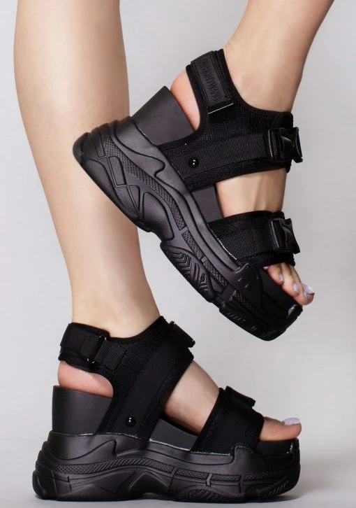 Anthony Wang Black Out Platform Sandals 2 Anthony Wang Black Out Platform Sandals