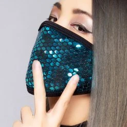 BGlittz Sapphire Party Dust Mask