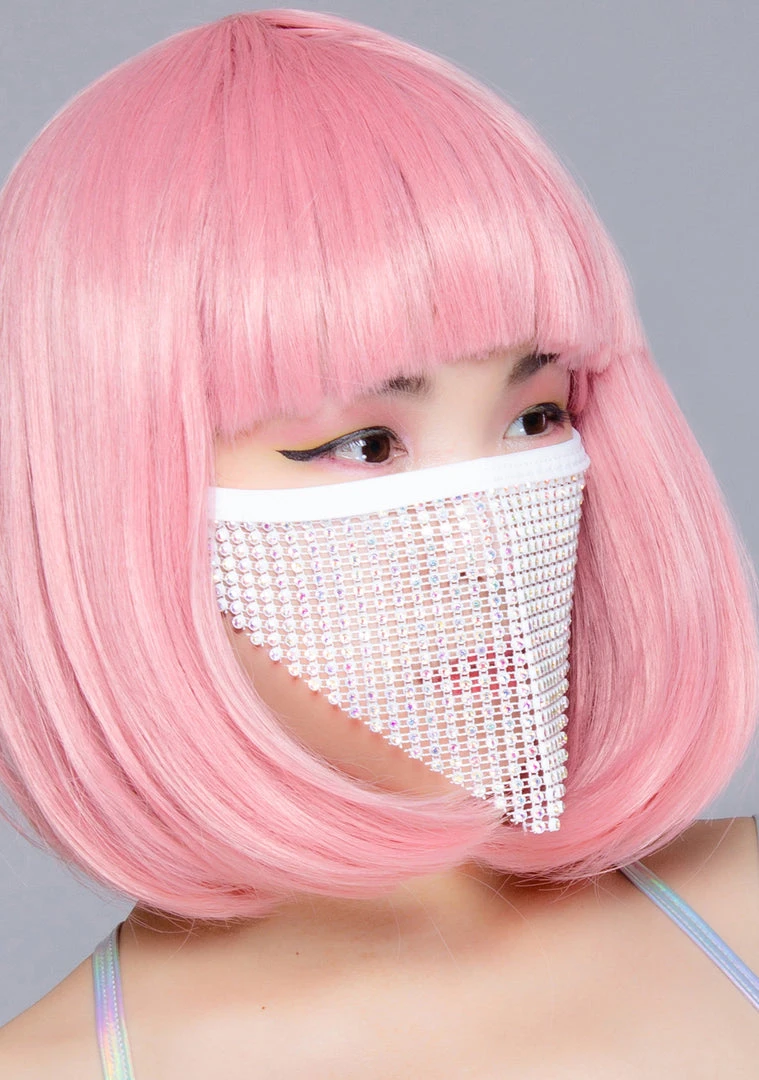 BGlittz Sparkle Frost AB Stone Crystal Face Mask 4 BGlittz Sparkle Frost AB Stone Crystal Face Mask