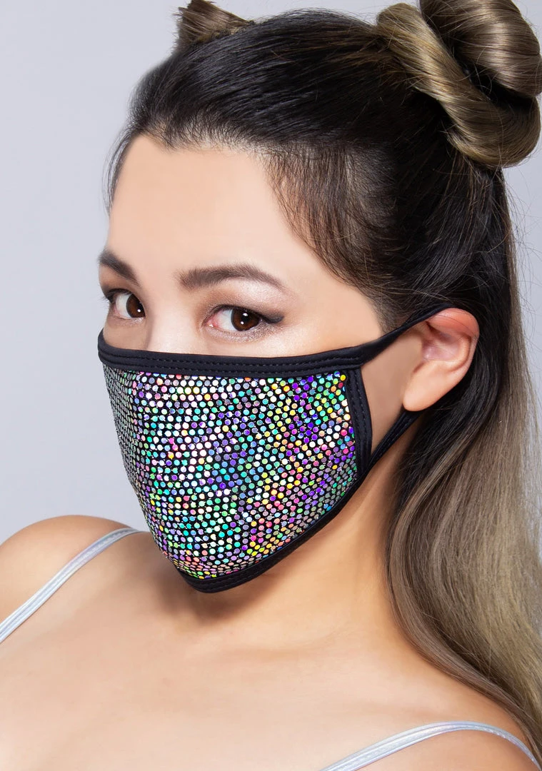 BGlittz The Great Fantastic Technicolor Dots Dust Mask 4 BGlittz The Great Fantastic Technicolor Dots Dust Mask