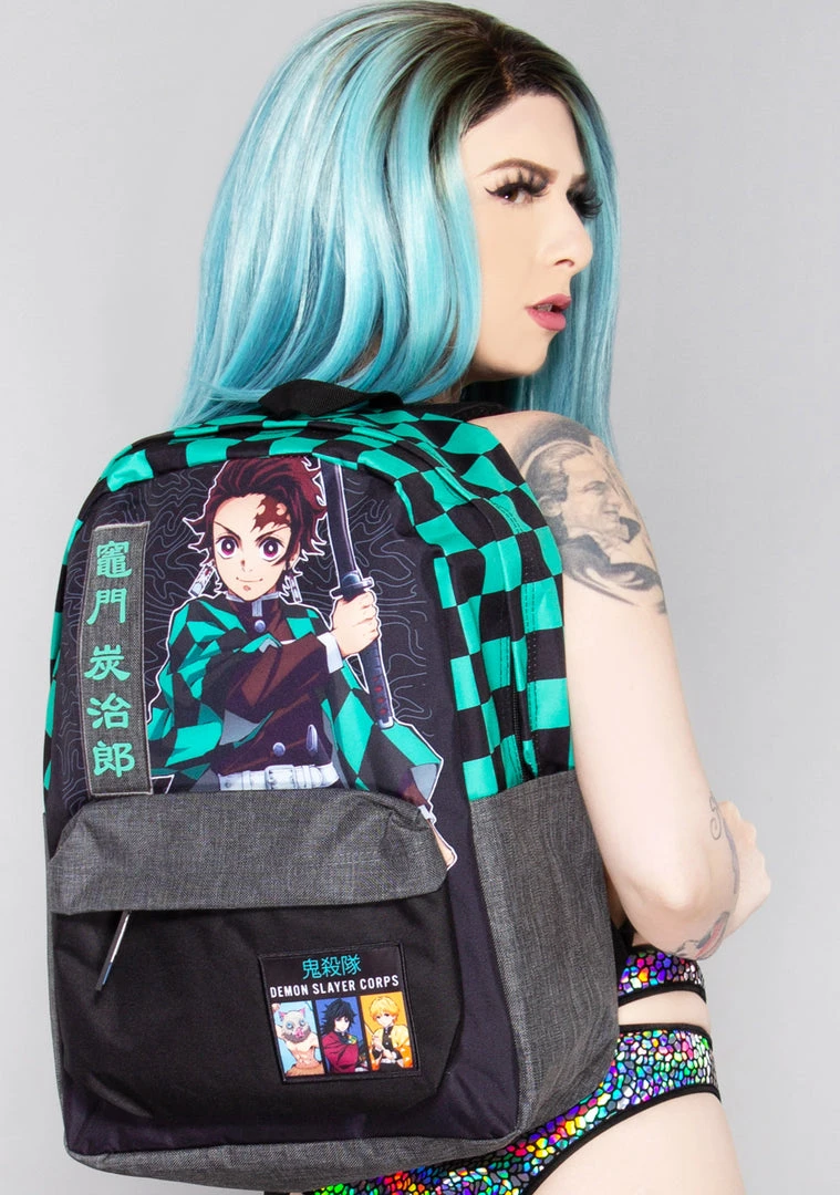 BIOWORLD Bags X Demon Slayer Corps Tanjiro Backpack 3 BIOWORLD Bags X Demon Slayer Corps Tanjiro Backpack