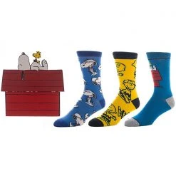 BIOWORLD The Great Fantastic X Peanuts Snoopy House 3PK Gift Box Set