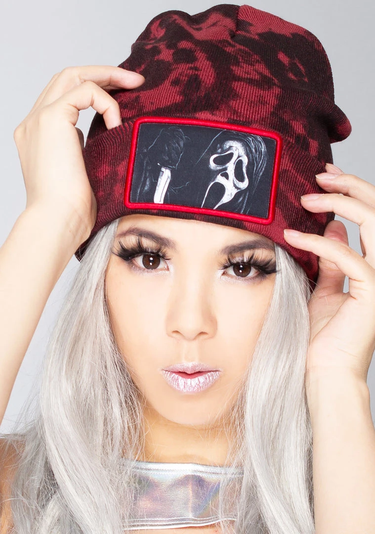 BIOWORLD X Scream Ghostface Tie Dye Beanie 3 BIOWORLD X Scream Ghostface Tie Dye Beanie