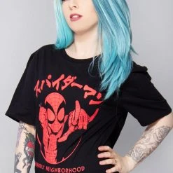 BIOWORLD X Marvel Friendly Neighborhood Spider-Man T-Shirt Women's Festival