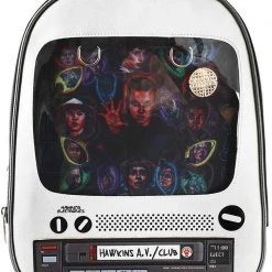 BIOWORLD X Netflix Stranger Things Retro TV ITA Mini Backpack World Tour