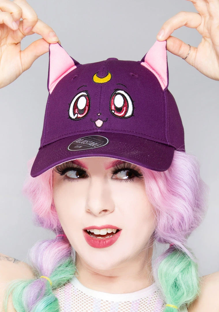 BIOWORLD X Sailor Moon Luna Cosplay Raglan Hat 3 BIOWORLD X Sailor Moon Luna Cosplay Raglan Hat