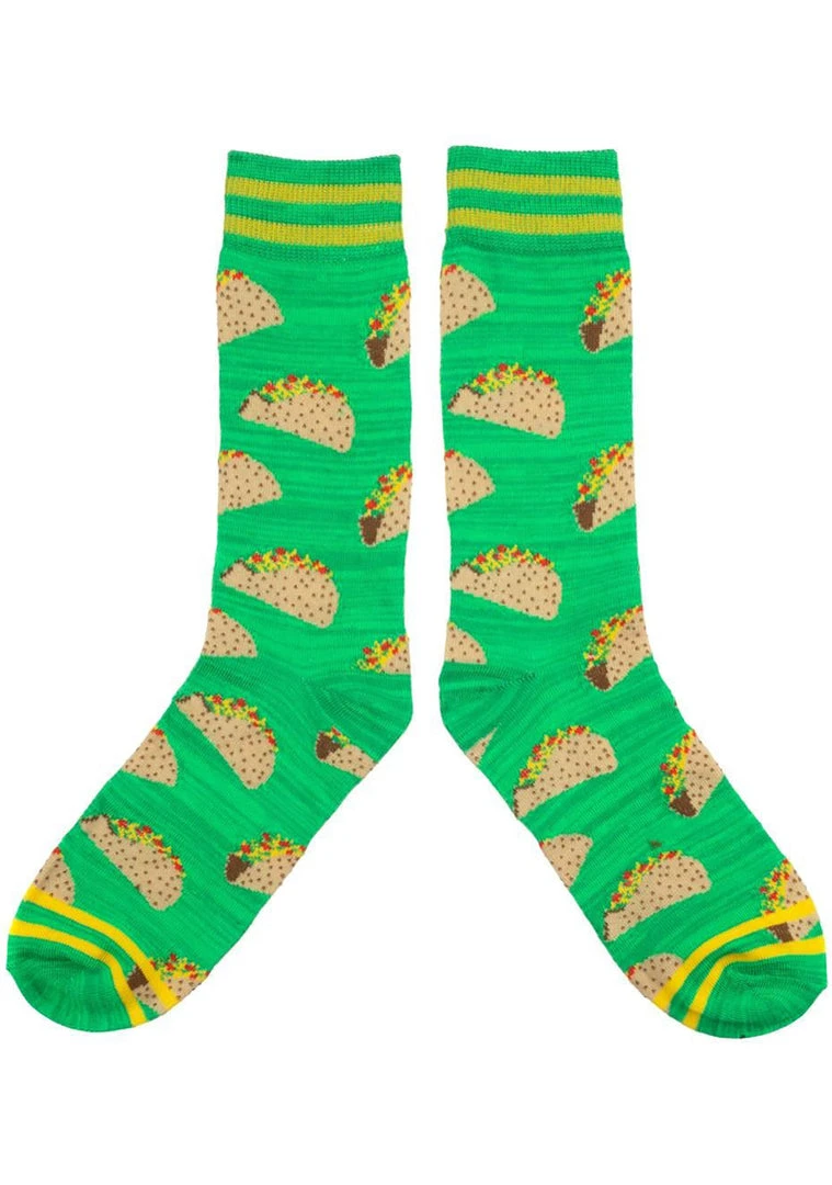 BIOWORLD Taco Theme 3PK Socks Gift Box Set 5 BIOWORLD Taco Theme 3PK Socks Gift Box Set