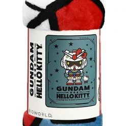 BIOWORLD X Gundam Hello Kitty Fleece Throw