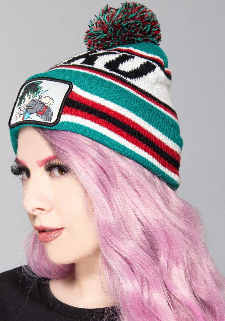 BIOWORLD The Great Fantastic X My Hero Academia Deku Pom Beanie 4 BIOWORLD The Great Fantastic X My Hero Academia Deku Pom Beanie
