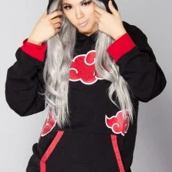 BIOWORLD Women's Festival X Naruto Akatsuki Cloud Hoodie