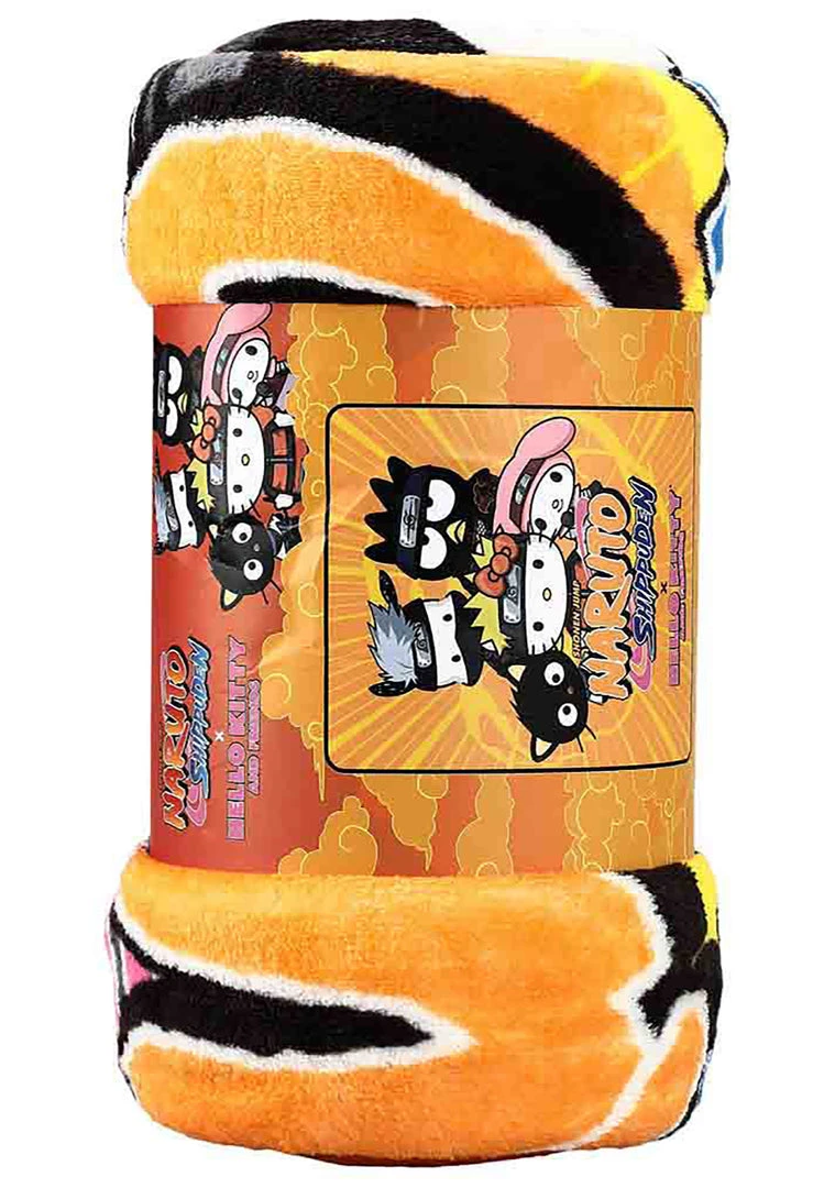 BIOWORLD X Naruto Hello Kitty Fleece Throw 4 BIOWORLD X Naruto Hello Kitty Fleece Throw