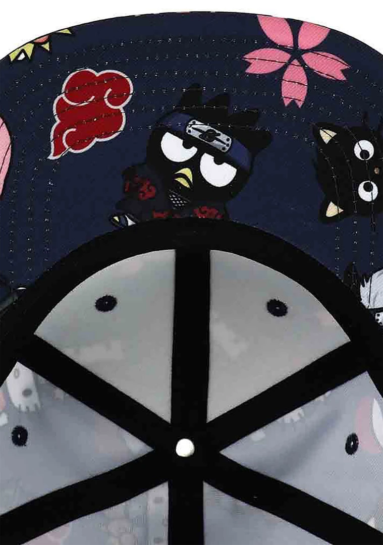 BIOWORLD X Naruto Hello Kitty Limited Edition AOP Snapback Raglan Hat 8 BIOWORLD X Naruto Hello Kitty Limited Edition AOP Snapback Raglan Hat