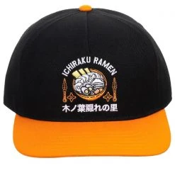 BIOWORLD Accessories X Naruto Ichiraku Ramen Snapback Raglan Hat 10 BIOWORLD Accessories X Naruto Ichiraku Ramen Snapback Raglan Hat
