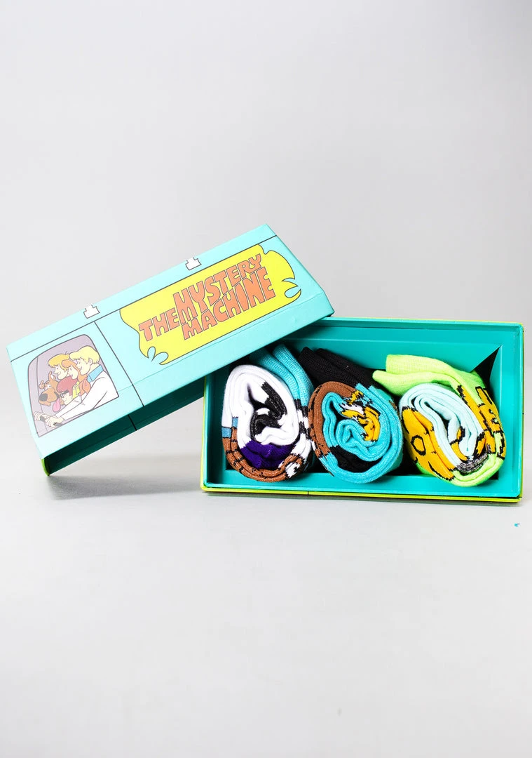 BIOWORLD X Scooby Doo Mystery Machine 3PK Gift Box Set The Great Fantastic 4 BIOWORLD X Scooby Doo Mystery Machine 3PK Gift Box Set The Great Fantastic