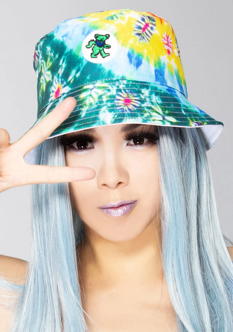 BIOWORLD World Tour X The Grateful Dead Reversible Bucket Hat 4 BIOWORLD World Tour X The Grateful Dead Reversible Bucket Hat