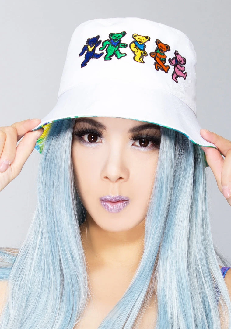 BIOWORLD World Tour X The Grateful Dead Reversible Bucket Hat 3 BIOWORLD World Tour X The Grateful Dead Reversible Bucket Hat