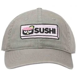 BIOWORLD X Sanrio Badtz Maru Sushi Raglan Hat 9 BIOWORLD X Sanrio Badtz Maru Sushi Raglan Hat