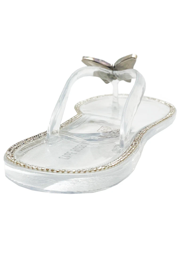 Cape Robbin Butterfly Bling Jelly Sandals 8 Cape Robbin Butterfly Bling Jelly Sandals