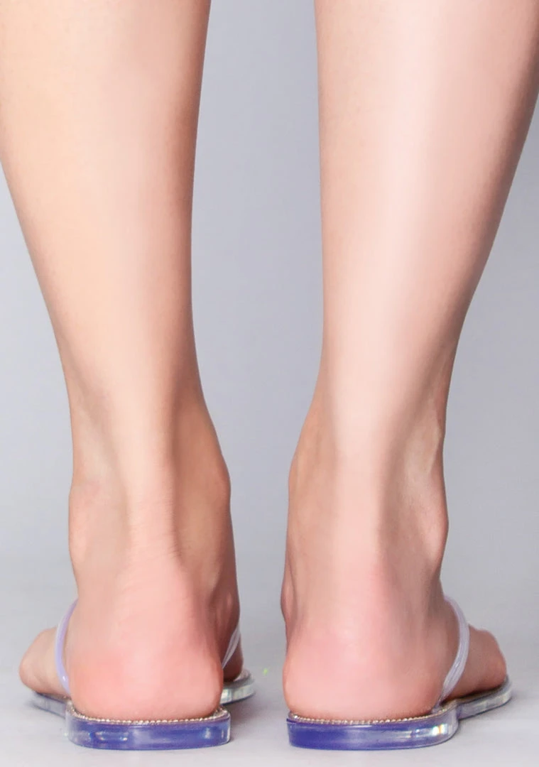 Cape Robbin Butterfly Bling Jelly Sandals 5 Cape Robbin Butterfly Bling Jelly Sandals