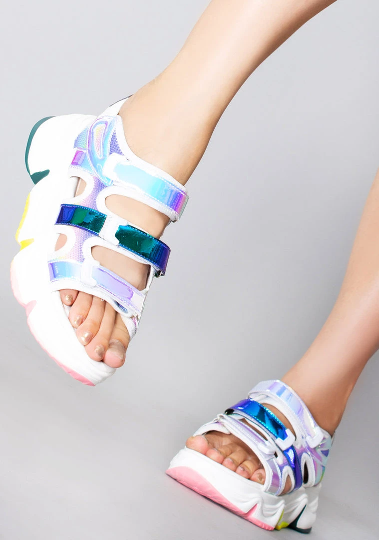 Cape Robbin Dream Stream Platform Sandals Shoes 3 Cape Robbin Dream Stream Platform Sandals Shoes