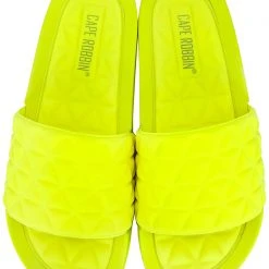 Cape Robbin Lemon Drop Geometric Sandal Shoes