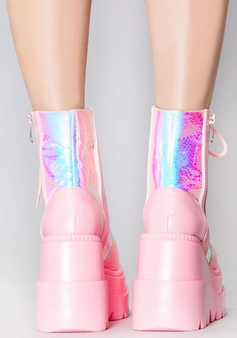 Cape Robbin X LASR Exclusive Pink Poison Platform Boots LASR Exclusives 5 Cape Robbin X LASR Exclusive Pink Poison Platform Boots LASR Exclusives