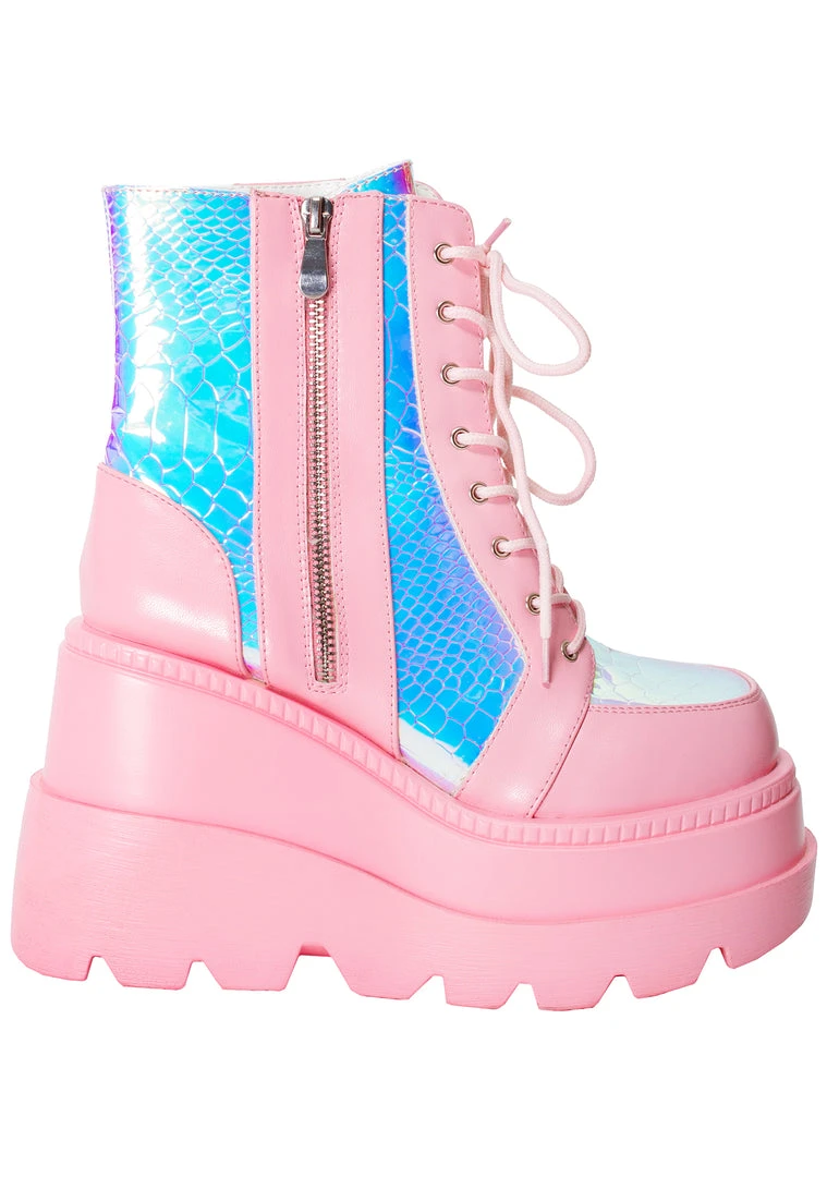 Cape Robbin X LASR Exclusive Pink Poison Platform Boots LASR Exclusives 6 Cape Robbin X LASR Exclusive Pink Poison Platform Boots LASR Exclusives