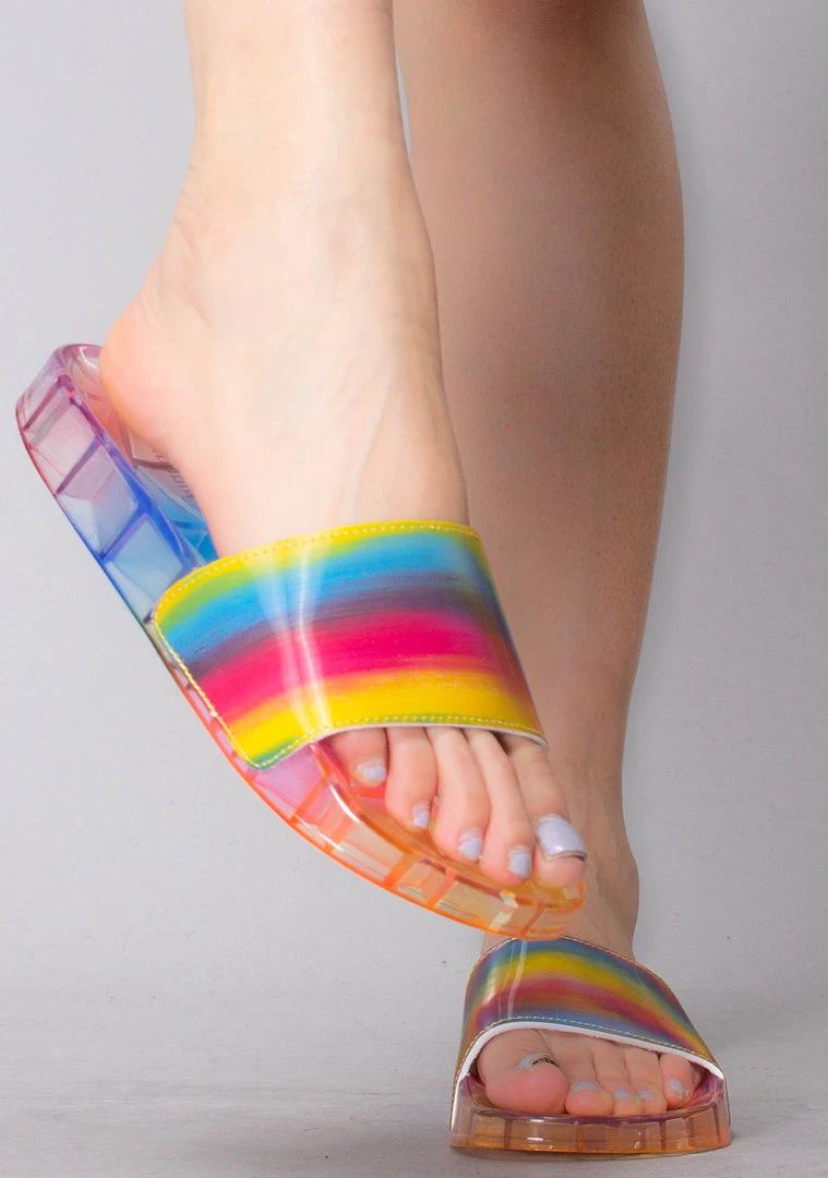 Cape Robbin Show Me Love Jelly Sandal Shoes 3 Cape Robbin Show Me Love Jelly Sandal Shoes