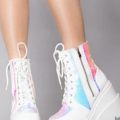 Cape Robbin Liquid Love Platform Boots LASR Exclusives