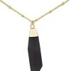 Charged Strength Onyx Gemstone Necklace New