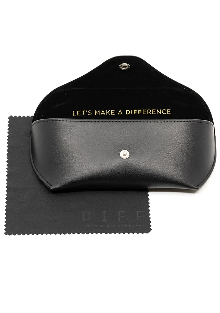 DIFF Eyewear Becky Sunglasses In Matte Black/Gold Mirror 7 DIFF Eyewear Becky Sunglasses In Matte Black/Gold Mirror