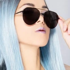 DIFF Eyewear Dash Polarized Sunglasses In Matte Black/Grey Accessories