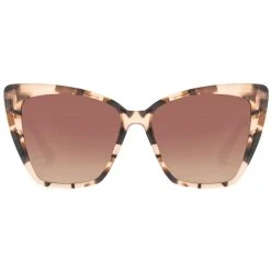 DIFF Eyewear Becky II Sunglasses In Himalayan Tortoise/Brown Gradient The Great Fantastic