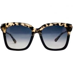 DIFF Eyewear Tea Room Cinema Bella Polarized Sunglasses In Grey Fade/Smoke Gradient